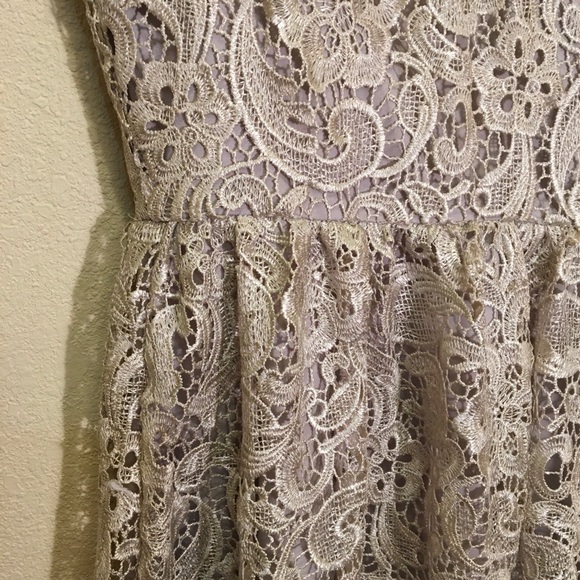 Silver Lace Dress - Picture 4 of 7